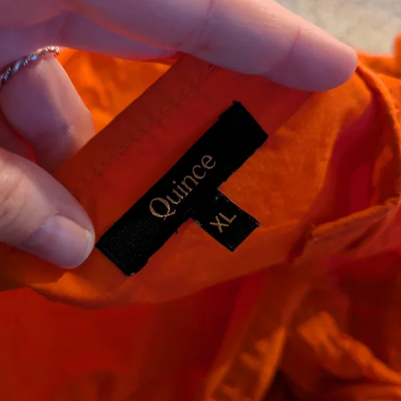 Quince 109% Organic Cotton Poplin Tiered Maxi Dress - Picture 8 of 8